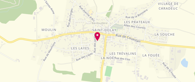 Plan de Centre de loisirs, 6 Rue des Écoliers, 56130 Saint-Dolay