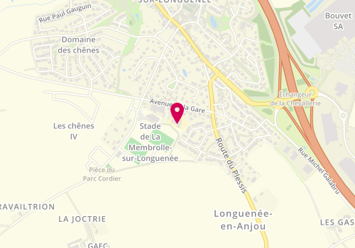 Plan de Accueil de loisirs municipal extrascolaire, la Membrolle sur Longuenée, 27 Avenue de la Gare, 49770 Longuenée-en-Anjou