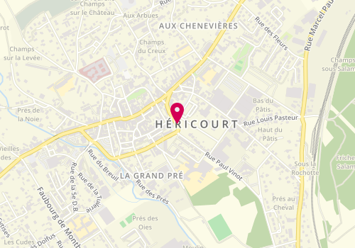 Plan de Centre Municipal Simone Signoret, 5 Rue du 11 Novembre, 70400 Héricourt