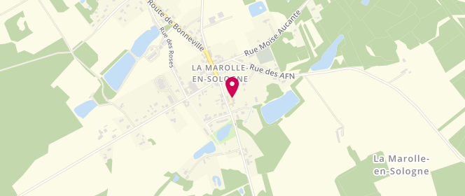 Plan de Accueil de loisirs - la Marolle Montrieux Neung, 14 Rue des Ecoles, 41210 La Marolle-en-Sologne