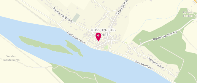 Plan de Garderie périscolaire - Ousson Sur Loire, 2 Bis Rue des Marronniers, 45250 Ousson-sur-Loire