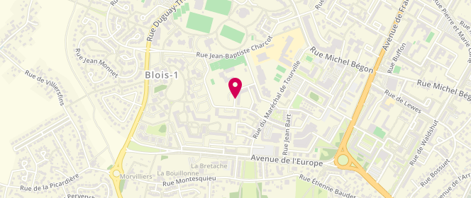 Plan de ALP Croix-Chevalier, 5 Rue Christophe Colomb, 41000 Blois