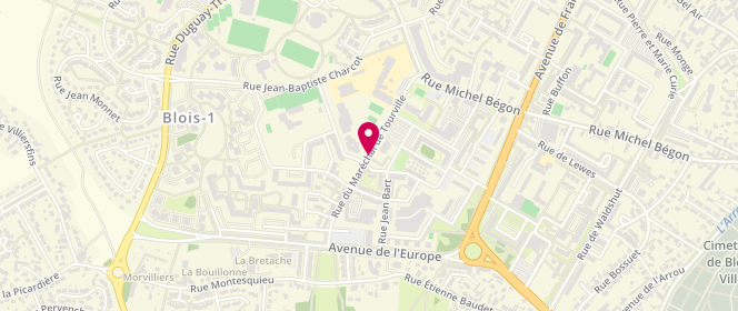 Plan de ALP Tourville / Baptiste Marcet, Rue de Tourville, 41000 Blois