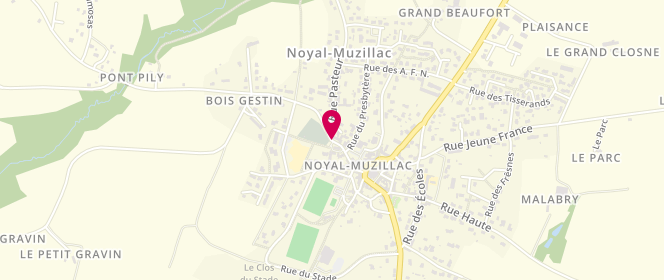 Plan de Accueil de loisirs Ty Moun, 2 Rue du Benguë, 56190 Noyal-Muzillac