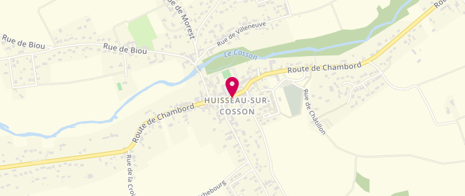 Plan de Accueil de loisirs- Les Bambins Délirants - Huisseau sur Cosson, 253 Route de Chambord, 41350 Huisseau-sur-Cosson