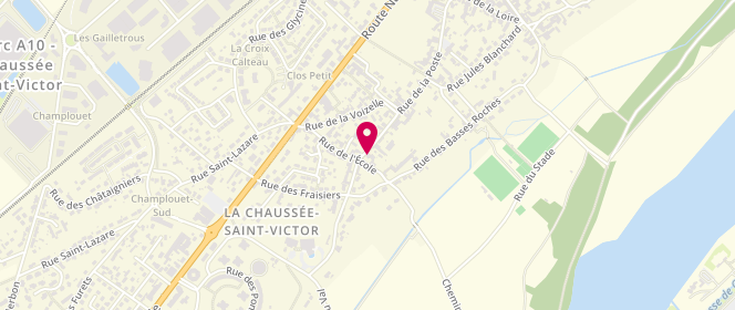 Plan de Accueil de loisirs - la Chaussée saint Victor, 3 Ter Rue de la Poste, 41260 La Chaussée-Saint-Victor
