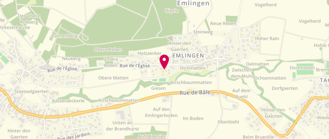 Plan de Accueil de loisirs d'Emlingen, 25 Bis Rue Principale, 68130 Emlingen