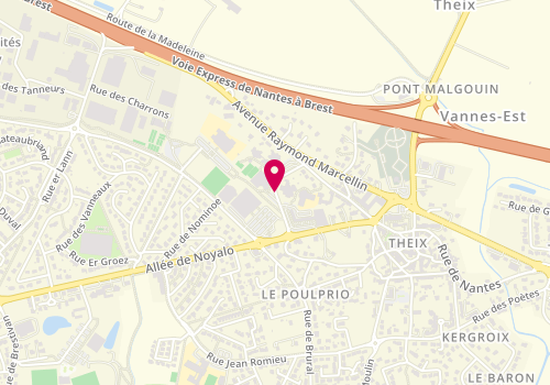 Plan de Espace Jeunes Theix-Noyalo, Rue Joseph le Digabel, 56450 Theix-Noyalo