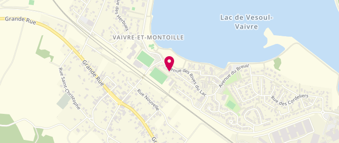 Plan de Accueil de loisirs Vaivre-et-Montoille, 10 A Avenue des Rives du Lac, 70000 Vaivre-et-Montoille