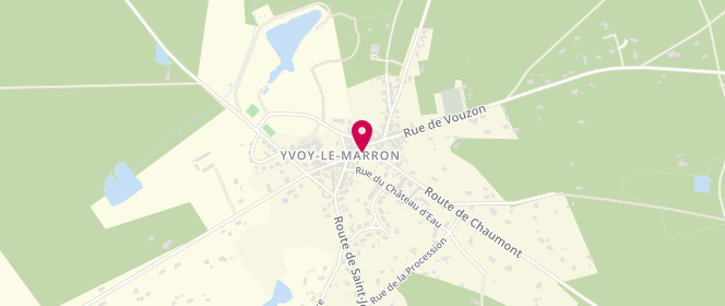 Plan de Accueil de loisirs - Yvoy le Marron, 12 Route de Chaumont, 41600 Yvoy-le-Marron