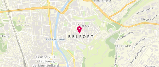 Plan de Base municipale de plein air des Forges, 4 Place d'Armes, 90000 Belfort