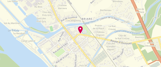 Plan de Accueil de loisirs de Briare, Place Charles de Gaulle, 45250 Briare