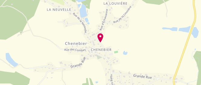Plan de Accueil de loisirs de Chenebier, Rue du Chemin 9, 70400 Chenebier