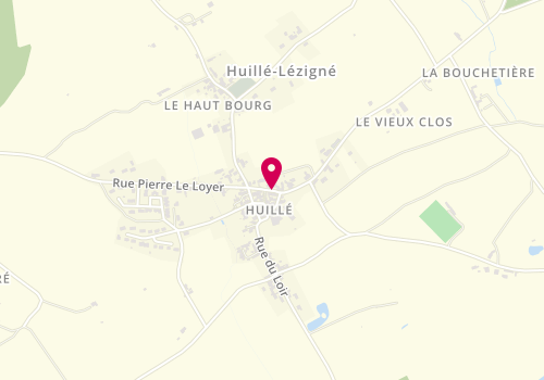 Plan de Accueil de loisirs Intercommunal Huillé, 18 Rue Pierre le Loyer, 49430 Huillé