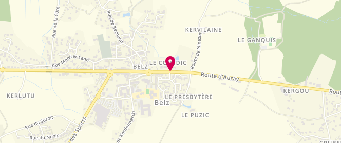 Plan de Accueil de loisirs 'les lutins', Rue du Général de Gaulle, 56550 Belz