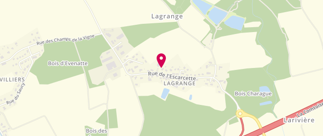 Plan de La Grange aux Mômes, 1 Place des Vosges, 90150 Lagrange