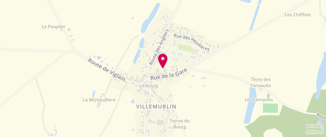 Plan de Accueil de loisirs Villemurlin - Cc Val De Sully, 21 Rue de la Gare, 45600 Villemurlin
