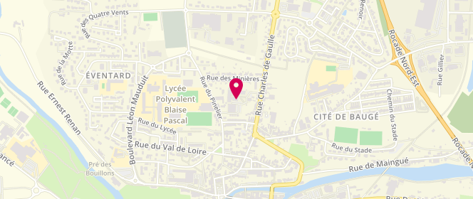 Plan de Arc en Ciel , Centre de loisirs, 39 Rue Charles de Gaulle, 49500 Segré-en-Anjou Bleu