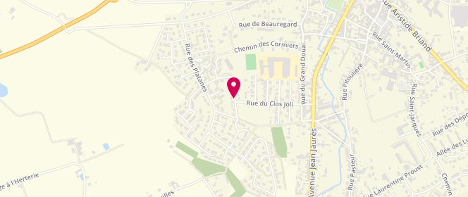 Plan de Centre de loisirs - Aps Ecole Beauregard - Montval Sur Loir, Allée de Bourgogne, 72500 Montval-sur-Loir
