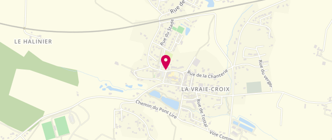 Plan de Accueil de loisirs la Vraie Croix, Rue du Grand Chêne, 56250 La Vraie-Croix