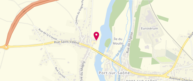 Plan de Centre de loisirs Saint-Valère, 7 Rue de Remaucourt, 70170 Port-sur-Saône