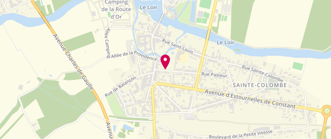 Plan de Centre de loisirs - Accueil de Loisirs - CDC Pays Flechois - Bousse, 13 Rue Pasteur, 72200 La Flèche