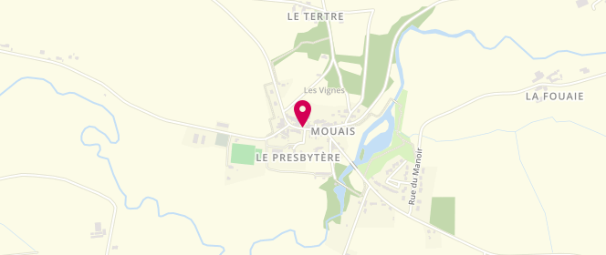 Plan de Accueil périscolaire les Moussais, 3 Rue de la Mairie, 44590 Mouais