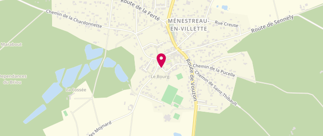 Plan de Accueil de loisirs Ménestreau-en-Villette, 101 et 167 Rue des Écoles, 45240 Ménestreau-en-Villette