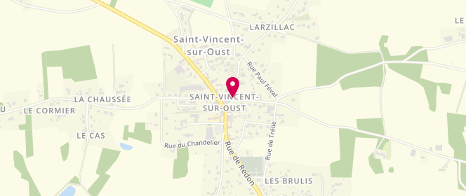 Plan de Centre de loisirs, 13 Place de la Mairie, 56350 Saint-Vincent-sur-Oust