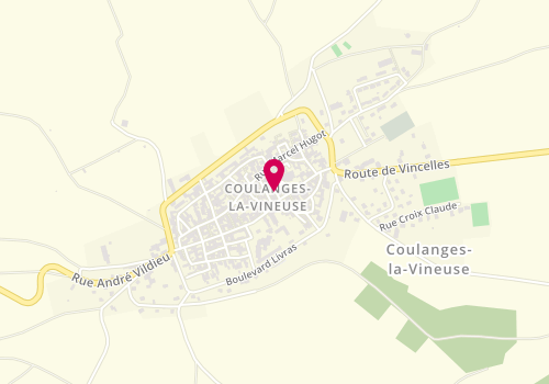 Plan de Accueil de loisirs du Coulangeois - Coulanges la Vineuse, 3 Rue Servandoni, 89580 Coulanges-la-Vineuse