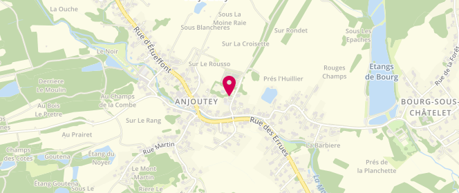 Plan de Centre de loisirs d'Anjoutey, 4 Impasse du Centre, 90170 Anjoutey