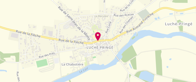 Plan de Accueil périscolaire - Luche Pringe, Rue Paul Doumer, 72800 Luché-Pringé