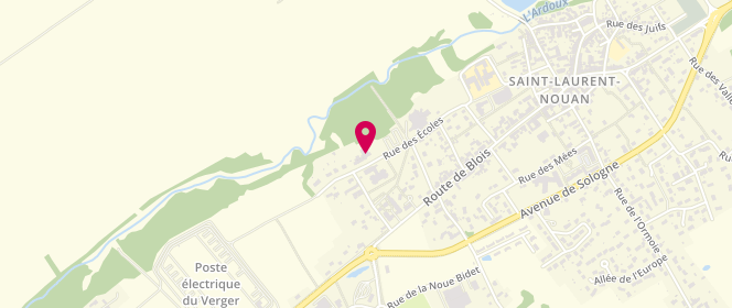 Plan de Accueil de loisirs - Bulles de Mômes - saint Laurent Nouan, 34 Rue des Ecoles, 41220 Saint-Laurent-Nouan