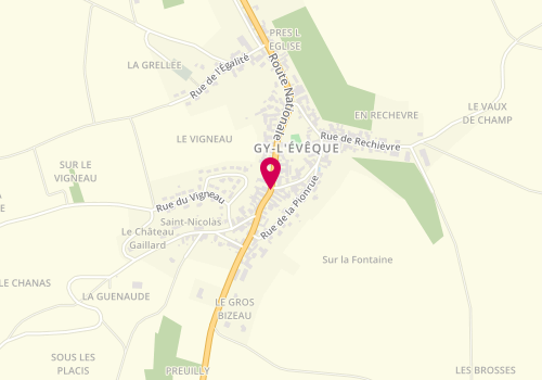 Plan de Accueil de loisirs du Coulangeois - Gy l'Evêque, 41 Route Nationale 151, 89580 Gy-l'Évêque