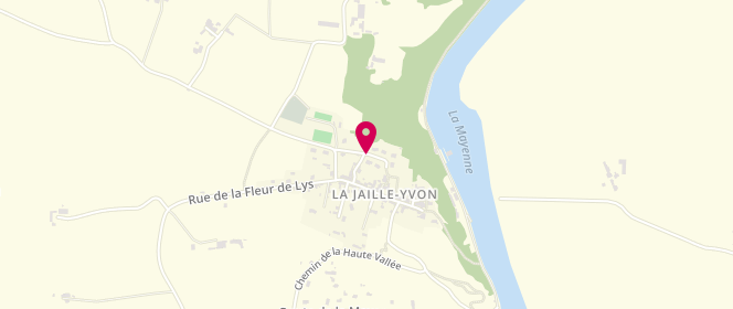 Plan de Accueil de loisirs associatif Anjou Sport Nature la Jaille Yvon, Rue de la Charmille, 49220 La Jaille-Yvon