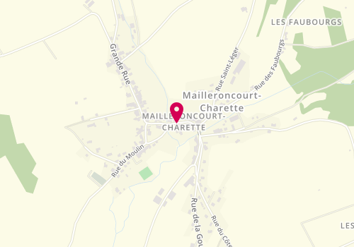 Plan de Centre périscolaire de Mailleroncourt-Charette, 5 Grande Rue en Mairie, 70240 Mailleroncourt-Charette