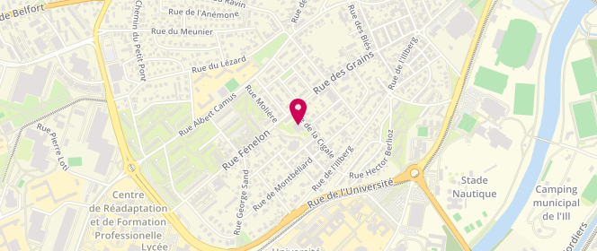 Plan de Scouts et guides de France, 17 Rue de la Cigale, 68200 Mulhouse