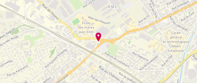 Plan de Scouts Musulmans de France Mulhouse, 147 Avenue Aristide Briand, 68100 Mulhouse