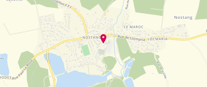 Plan de Accueil de loisirs Municipal Nostang, Rue du Bois d'Amont, 56690 Nostang