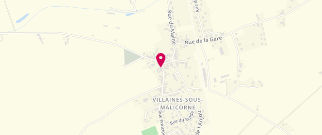 Plan de Accueil de loisirs - Afr- Villaines Sous Malicorne, Rue de la Mairie, 72270 Villaines-sous-Malicorne