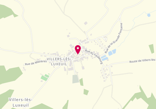 Plan de Centre périscolaire et extrascolaire de Villers Les Luxeuil, Route d'Ehuns, 70300 Villers-lès-Luxeuil