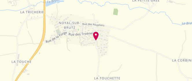 Plan de Accueil périscolaire, 5 Rue des Troënes, 44110 Noyal-sur-Brutz