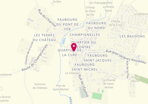 Plan de périscolaire De Champignelles, 9 Rue Arsène Duguyot, 89350 Champignelles