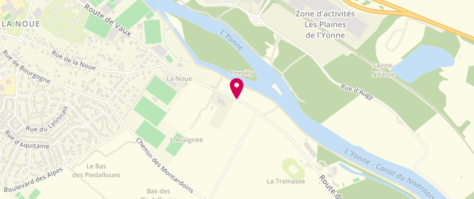 Plan de Centre de loisirs Les Gulli'vert, 35 Route de Vaux, 89000 Auxerre