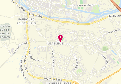 Plan de Accueil de loisirs - Vendôme - Louis Pergaud, Rue des Ruelles, 41100 Vendôme