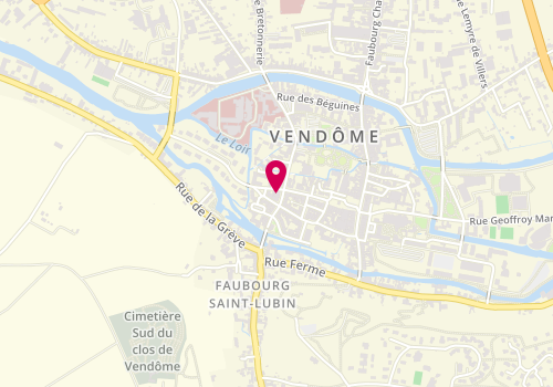 Plan de Accueil de loisirs - Vendôme - saint Pierre Lamothe - V. Hugo - la Cormegeaie, 2 Rue Saint Pierre Lamothe, 41100 Vendôme