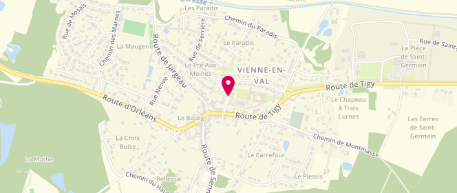 Plan de Accueil périscolaire Graines De Soleil - Vienne En Val, Rue de l'Ancienne Gare, 45510 Vienne-en-Val