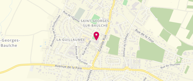 Plan de Centre de loisirs Du Pôle Enfance Jeunesse (Pej), 320 Rue du Stade, 89000 Saint-Georges-sur-Baulche