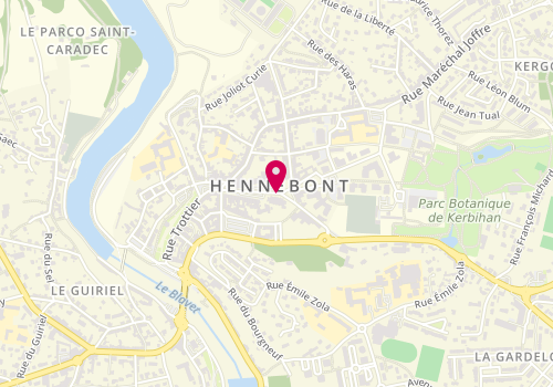 Plan de Accueil de loisirs périscolaire Hennebont, 13 Place Maréchal Foch, 56700 Hennebont