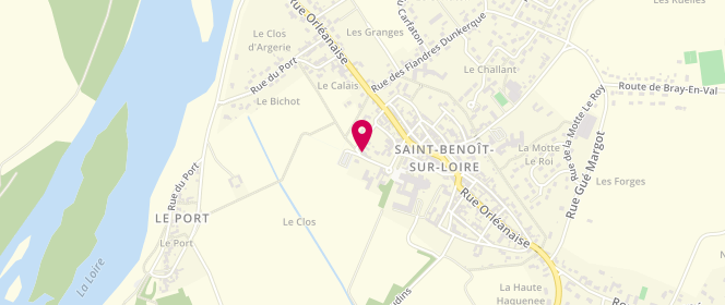Plan de Accueil de loisirs saint Benoit - Cc Val De Sully, 8 Chemin du Port, 45730 Saint-Benoît-sur-Loire